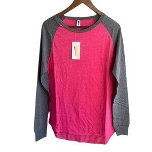 PENNANT Pink and Grey Long Sleeve Tee NWT Women’s Medium